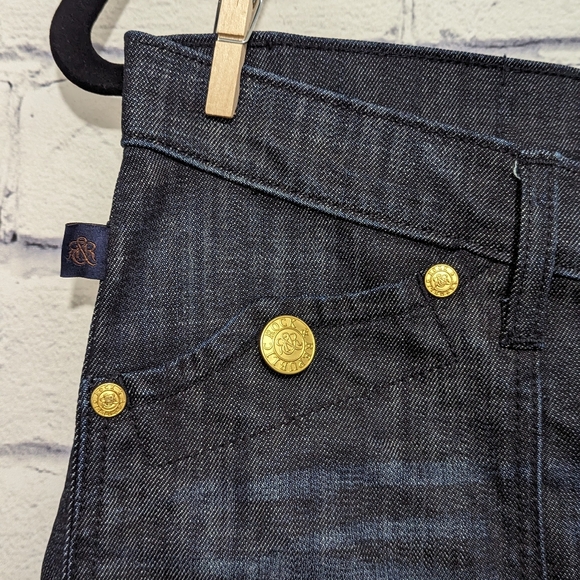 Rock & Republic Jeans Scorpion Dark Wash Boot Cut Flare Leg Women's Size 8 M - Picture 3 of 12